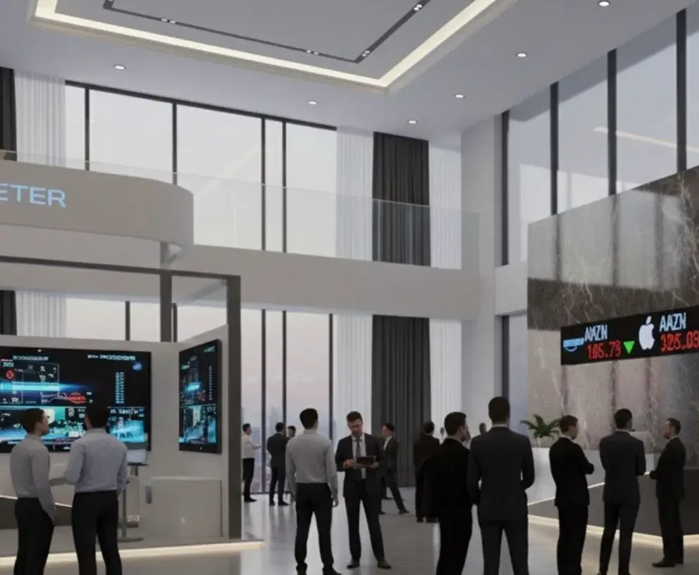 stock ticker display hall e1777360653597