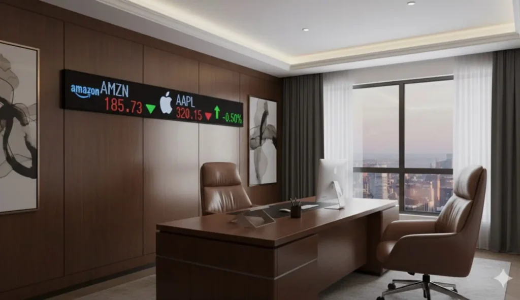 office ticker
